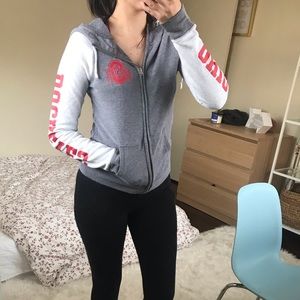 Ohio State PINK Zip-up Hoodie Size XS